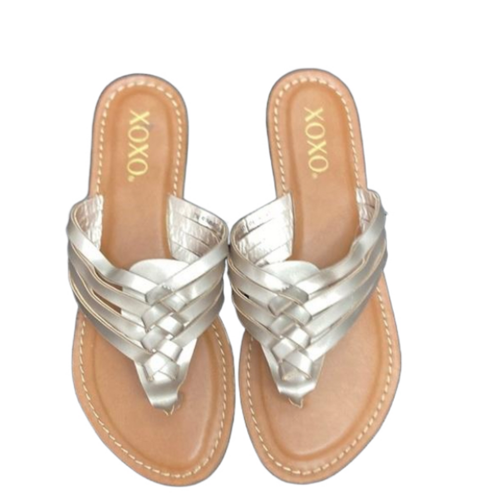 NWT XOXO Braided Sandals Size 7